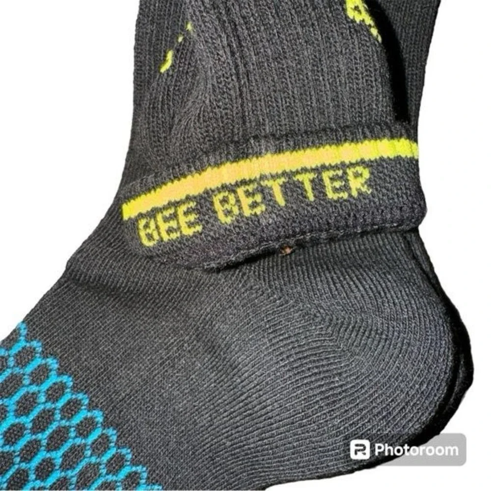 5X Bombas socks multicolor size medium calf unisex mens women Honeycomb new
